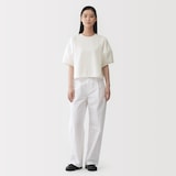 婦人　和紙混バスケット織り　半袖ブラウス