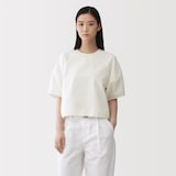 婦人　和紙混バスケット織り　半袖ブラウス