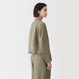 婦人　リネンリヨセルショートジャケット