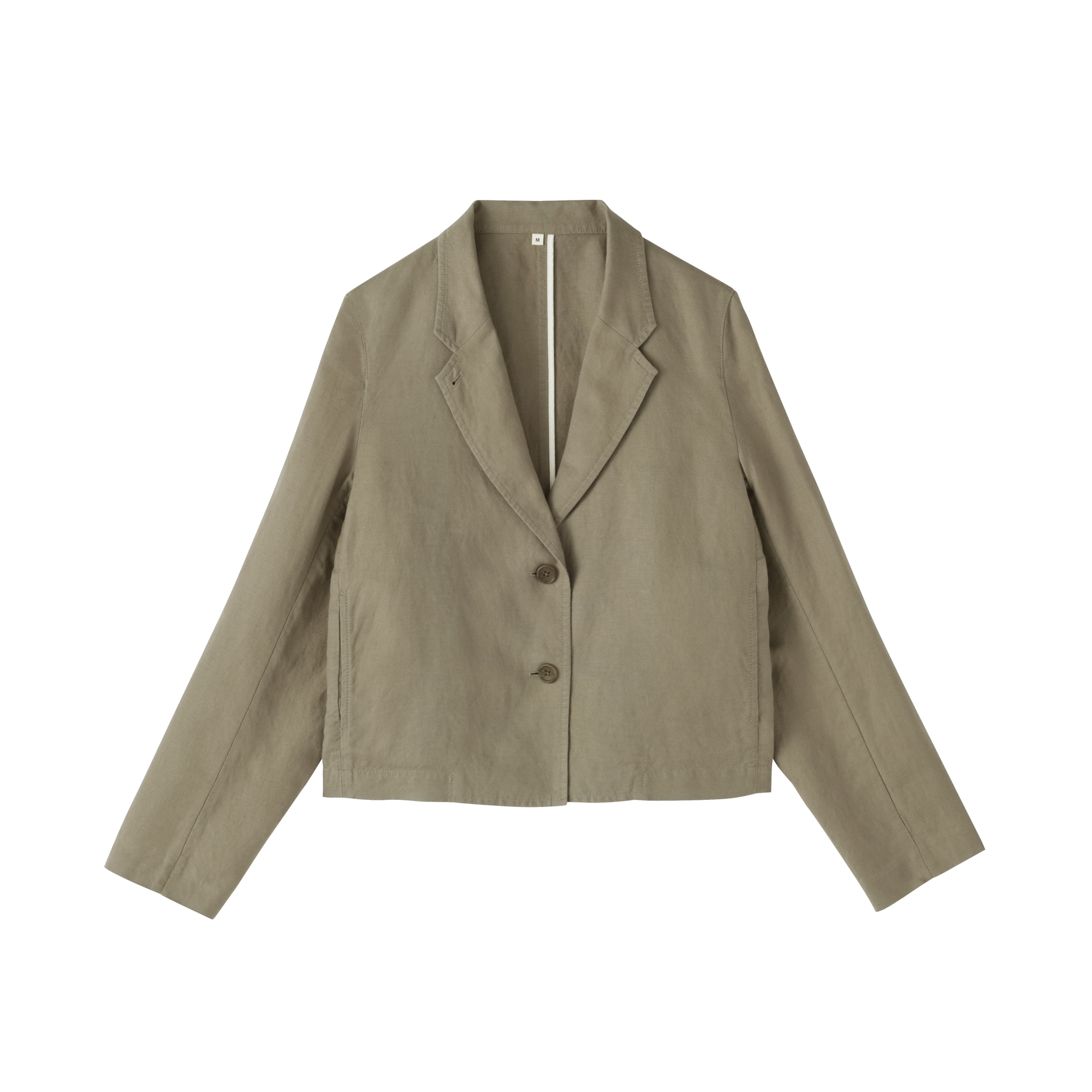 婦人　リネンリヨセルショートジャケット