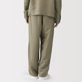 紳士　リネンリヨセルイージーパンツ