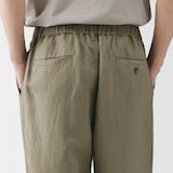 紳士　リネンリヨセルイージーパンツ