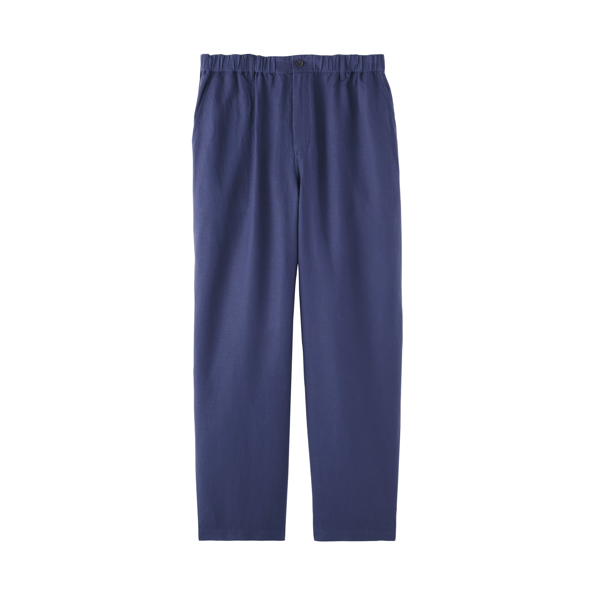 紳士　リネンリヨセルイージーパンツ