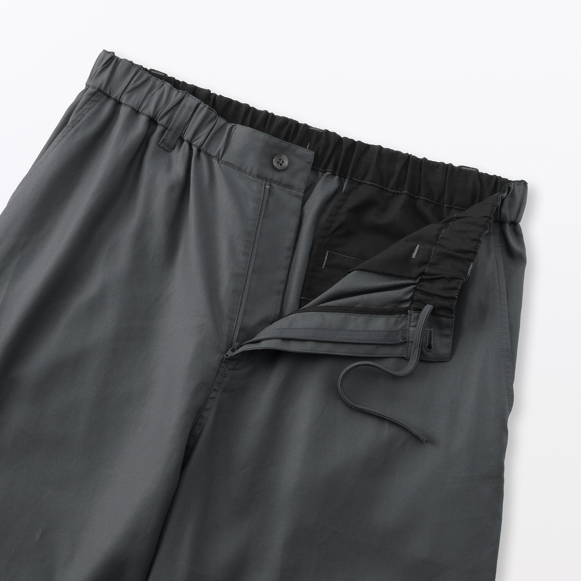 紳士　和紙混ドビー織り　イージーパンツ