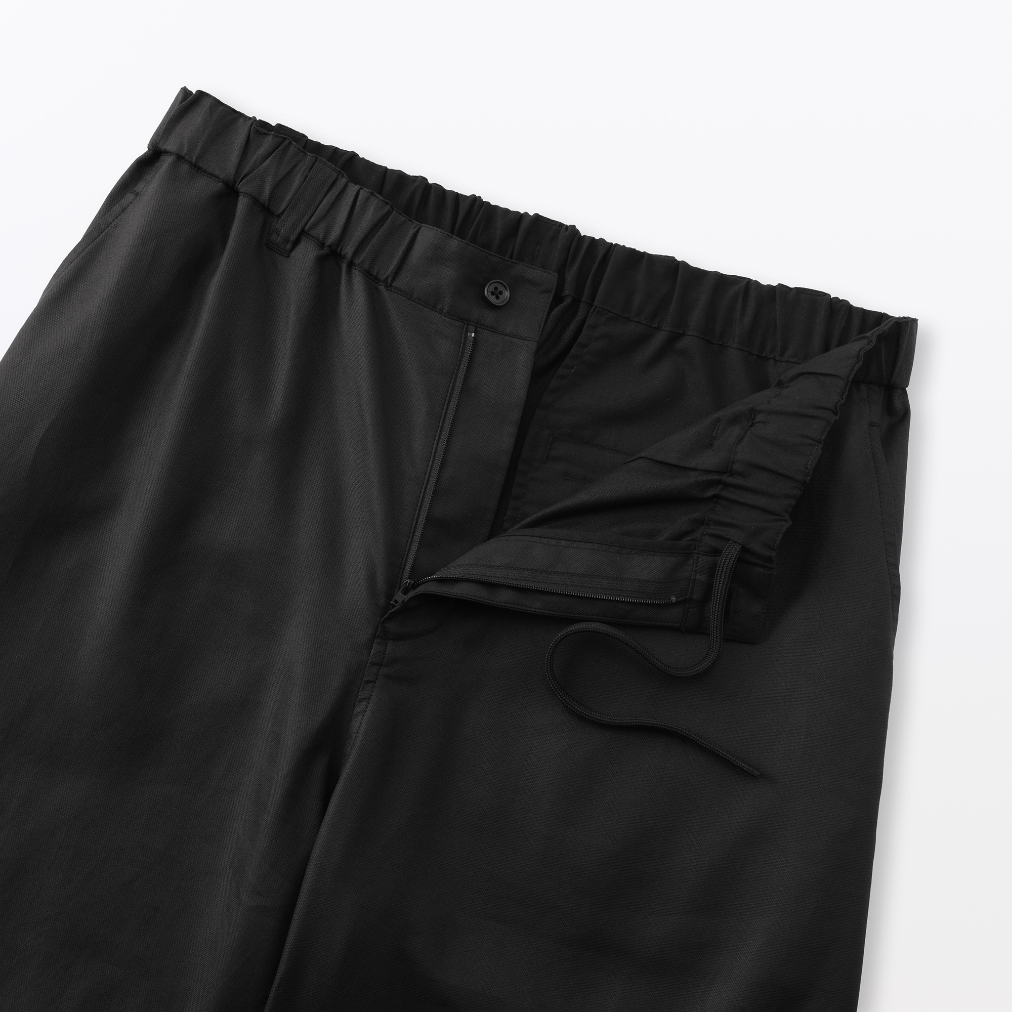 紳士　和紙混ドビー織り　イージーパンツ