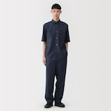 紳士　和紙混ドビー織り　イージーパンツ