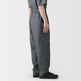 紳士　和紙混ドビー織り　イージーパンツ