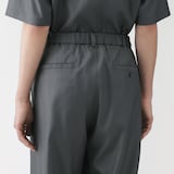 紳士　和紙混ドビー織り　イージーパンツ