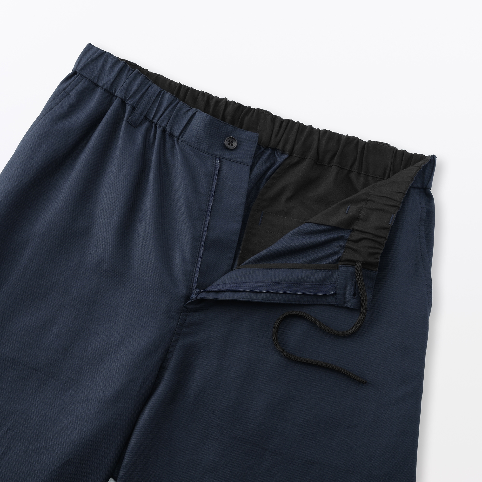 紳士　和紙混ドビー織り　イージーパンツ