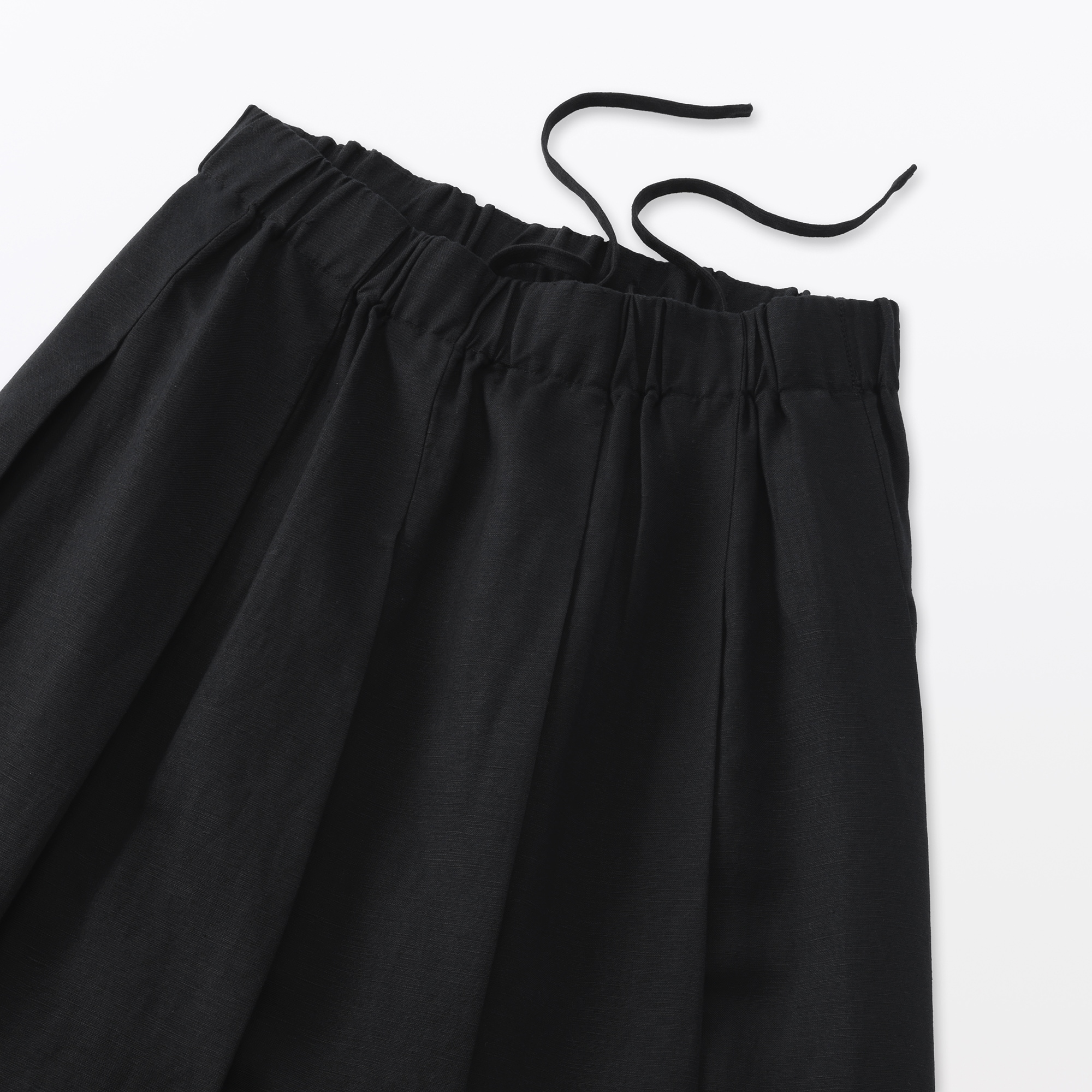 婦人　リネンリヨセルイージータックスカート