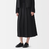 婦人　リネンリヨセルイージータックスカート