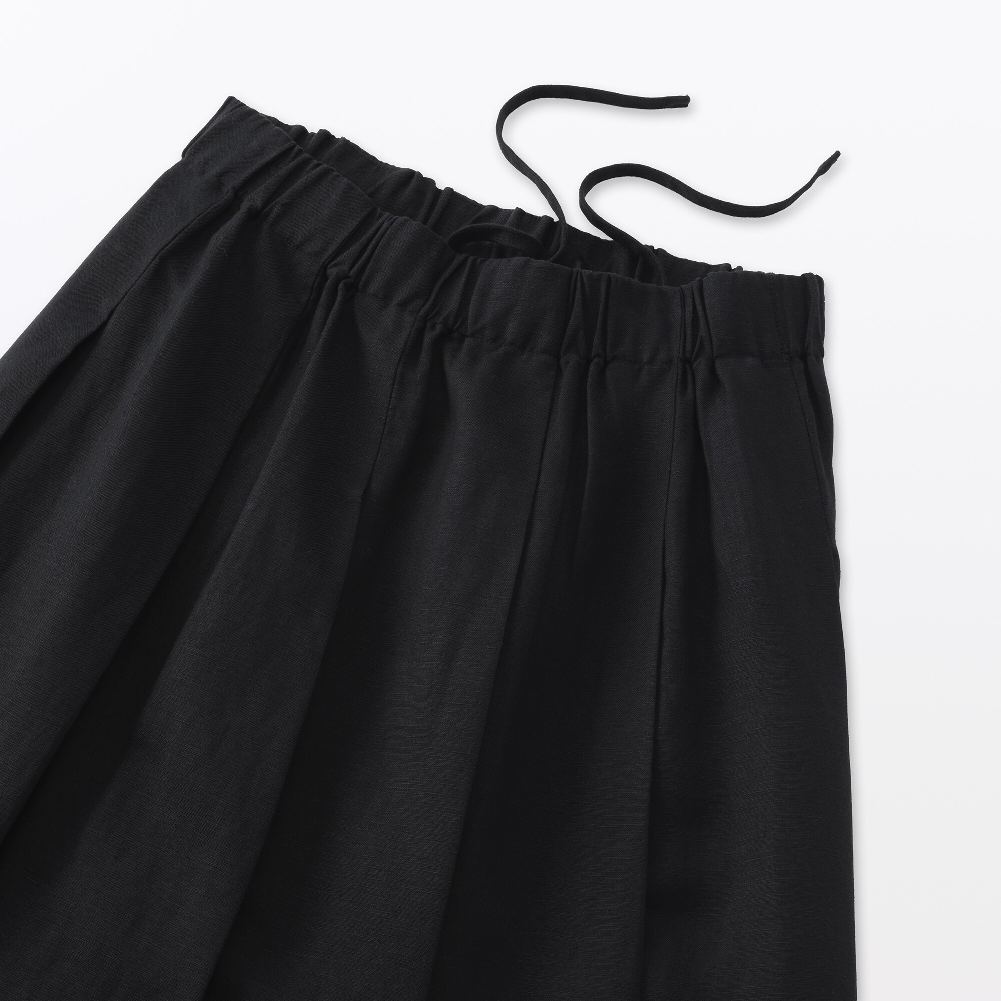 婦人　リネンリヨセルイージータックスカート