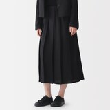 婦人　リネンリヨセルイージータックスカート