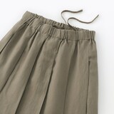 婦人　リネンリヨセルイージータックスカート