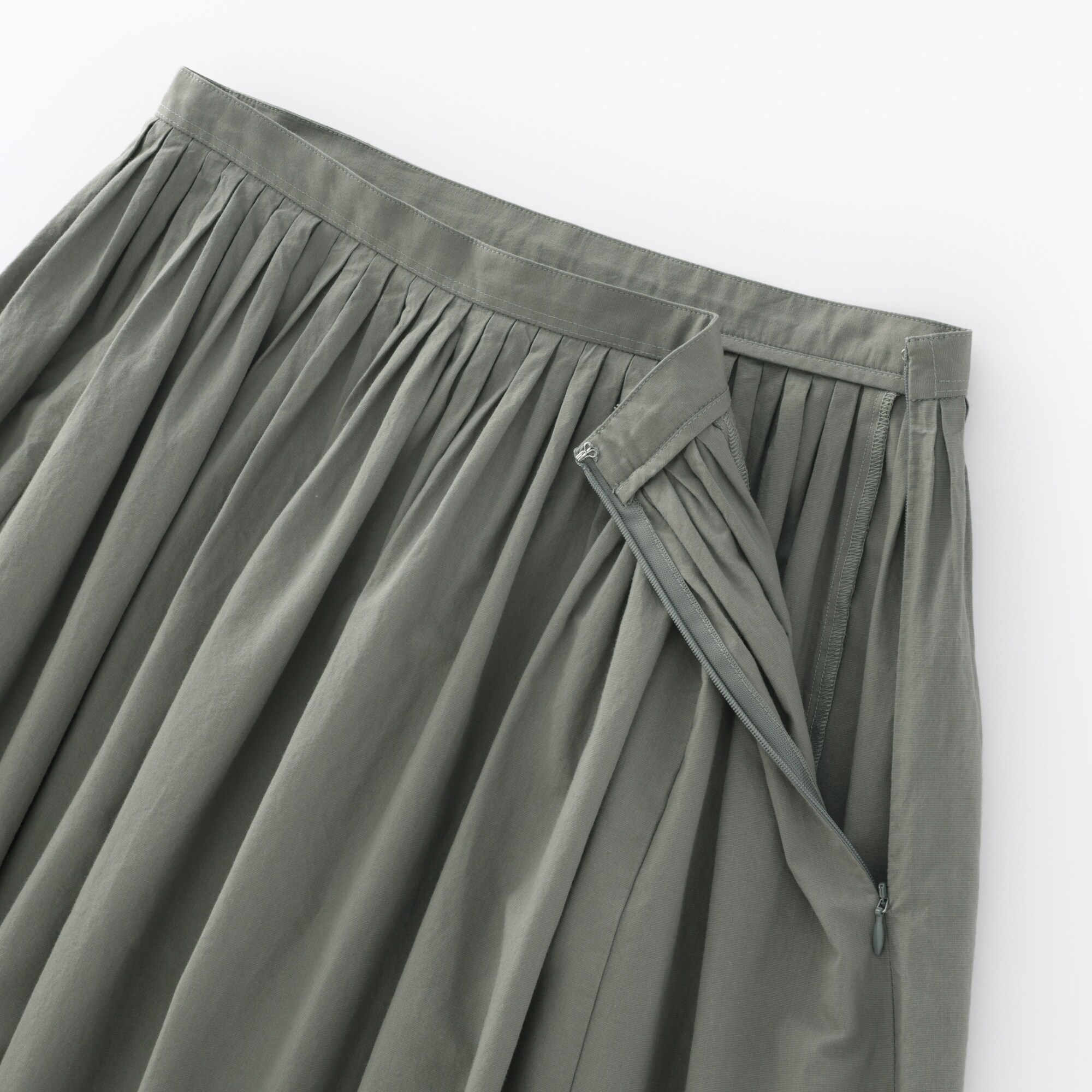 婦人　和紙混高密度ポプリンタックスカート