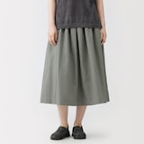 婦人　和紙混高密度ポプリンタックスカート