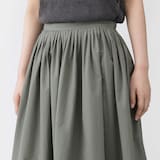 婦人　和紙混高密度ポプリンタックスカート