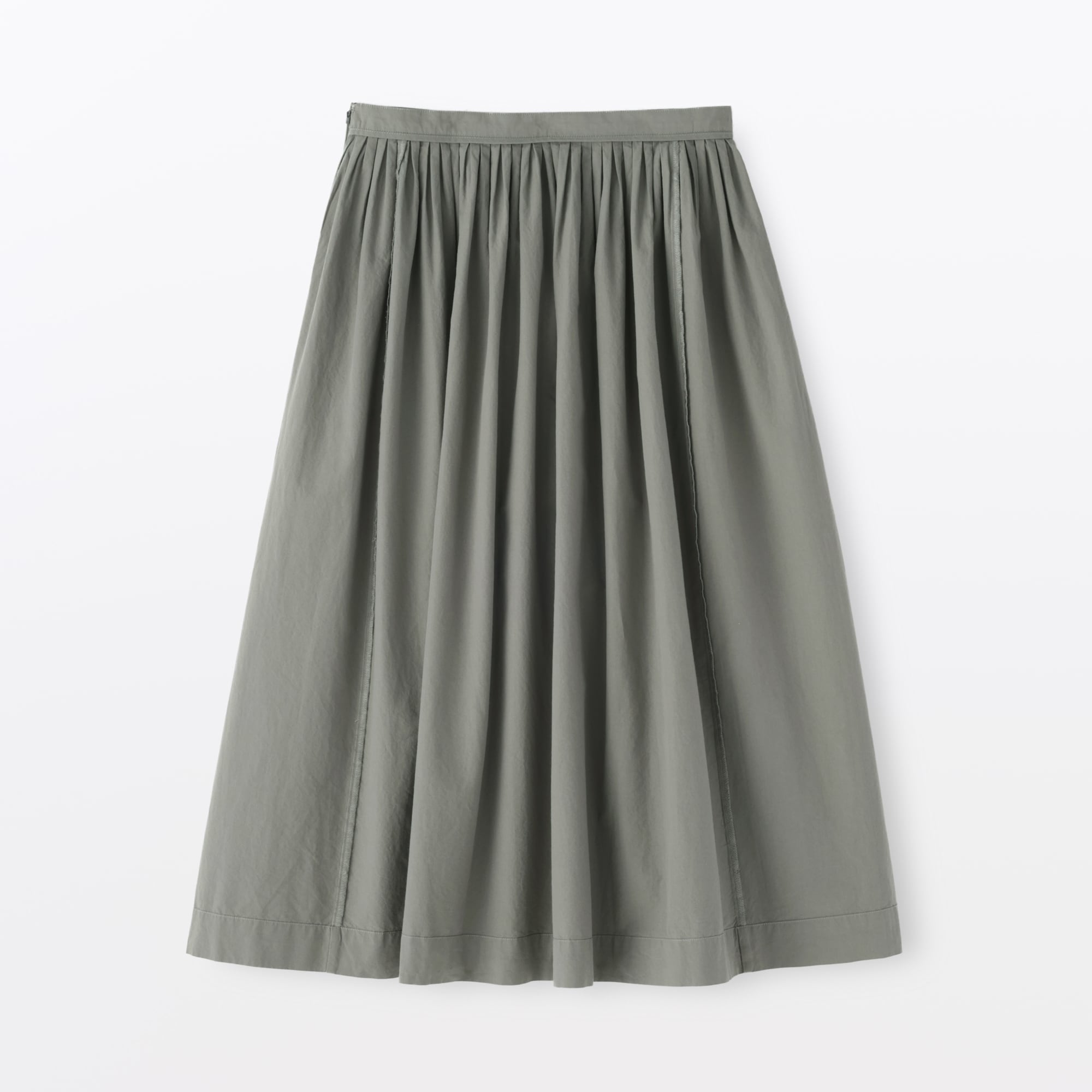 婦人　和紙混高密度ポプリンタックスカート