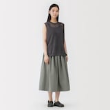 婦人　和紙混高密度ポプリンタックスカート