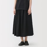 婦人　和紙混高密度ポプリンタックスカート