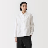 婦人　コットンオーバーシャツ