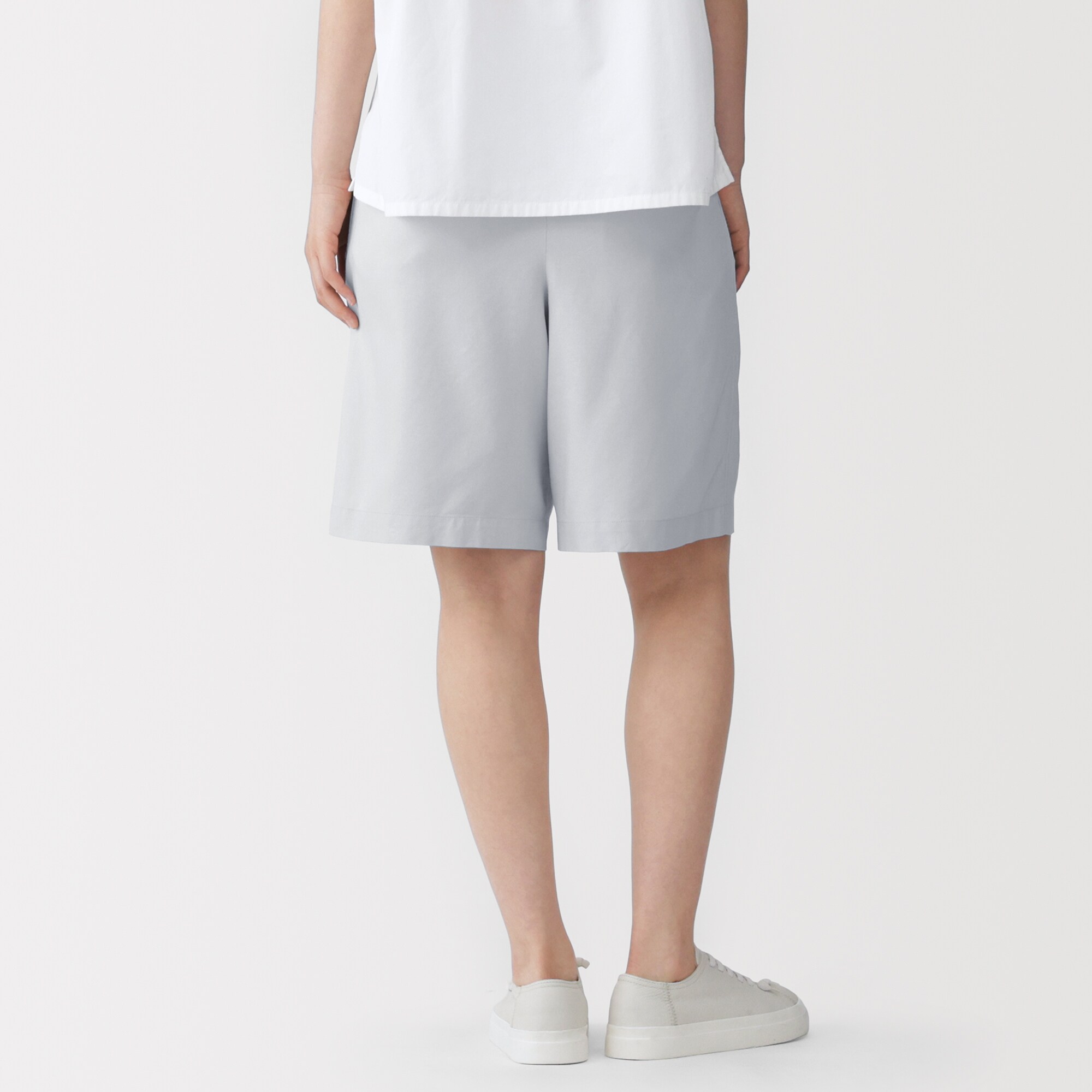 婦人　和紙混ドビー織り　ショートパンツ