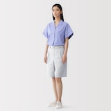 婦人　和紙混ドビー織り　ショートパンツ