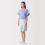 婦人　和紙混ドビー織り　ショートパンツ