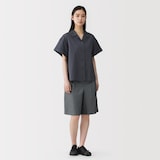 婦人　和紙混ドビー織り　ショートパンツ