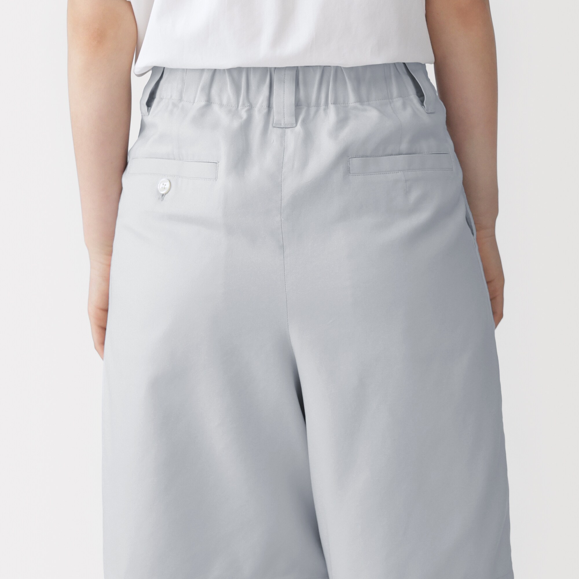 婦人　和紙混ドビー織り　ショートパンツ