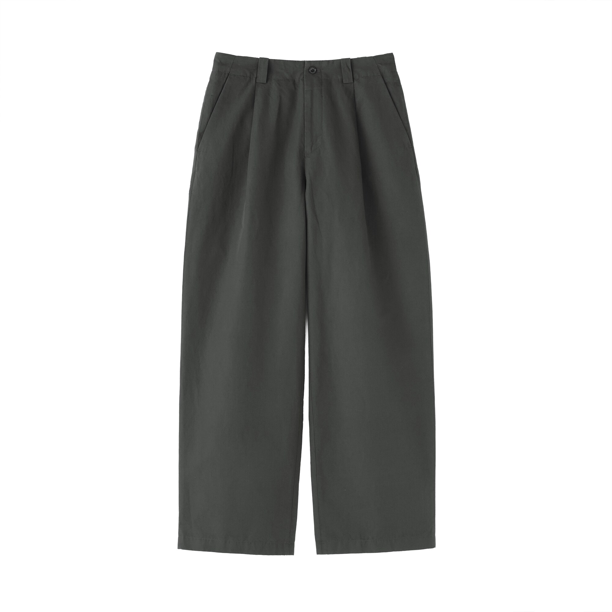 婦人 綿混タックワイドパンツ | 無印良品