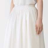 婦人　和紙混高密度ポプリンタックスカート