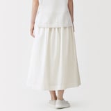 婦人　和紙混高密度ポプリンタックスカート