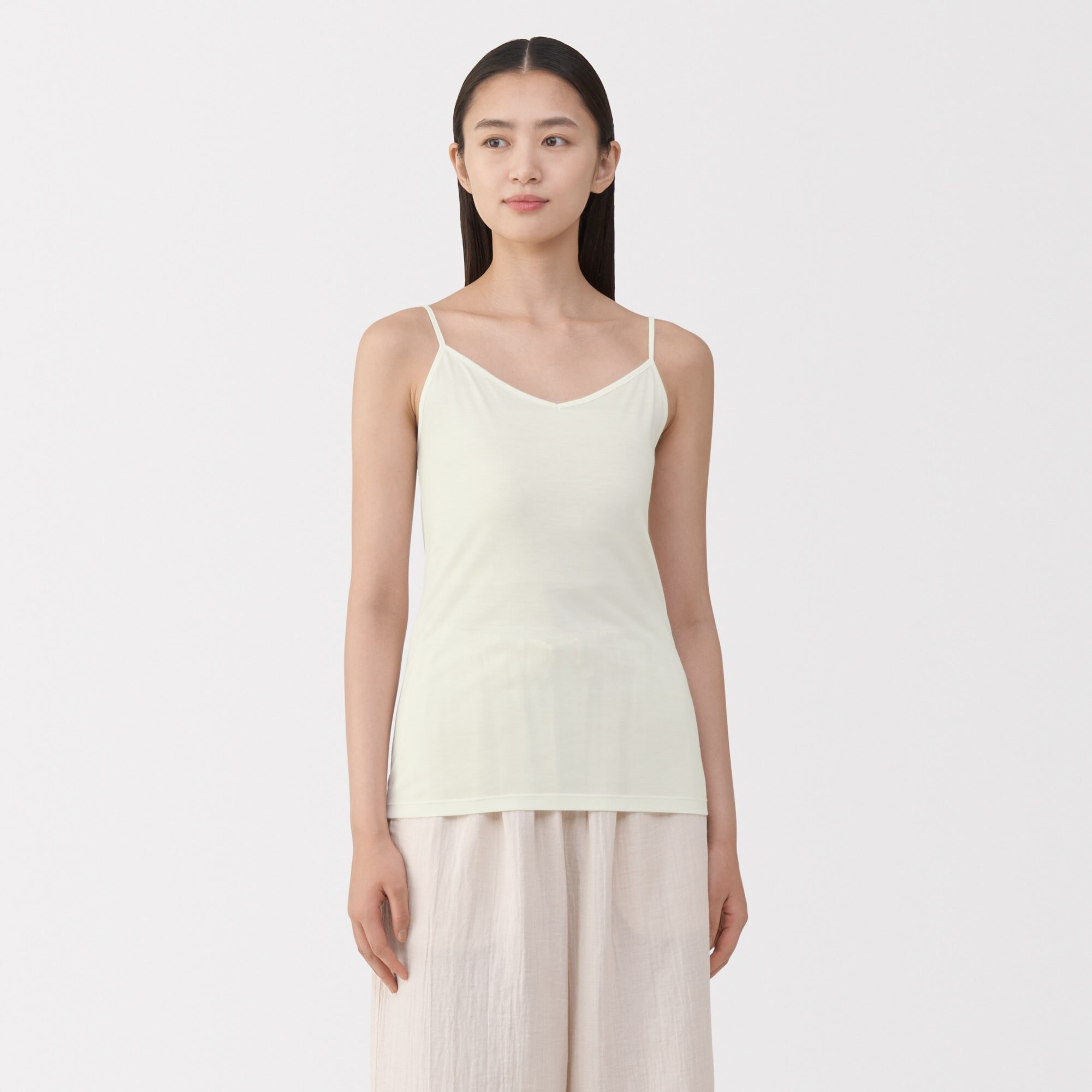 婦人　シルクキャミソール