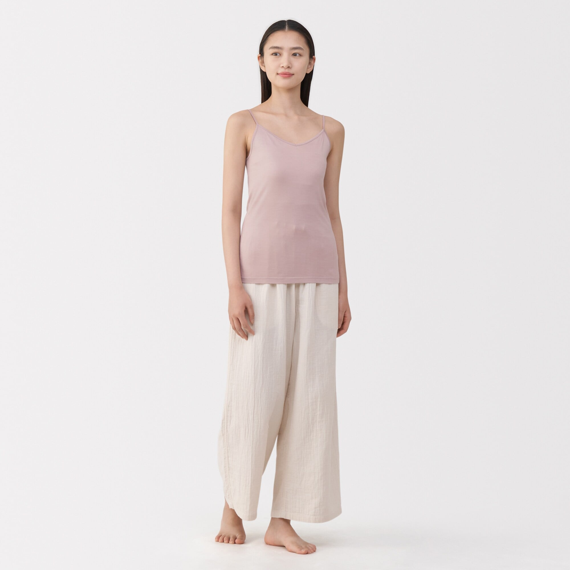 婦人　シルクキャミソール