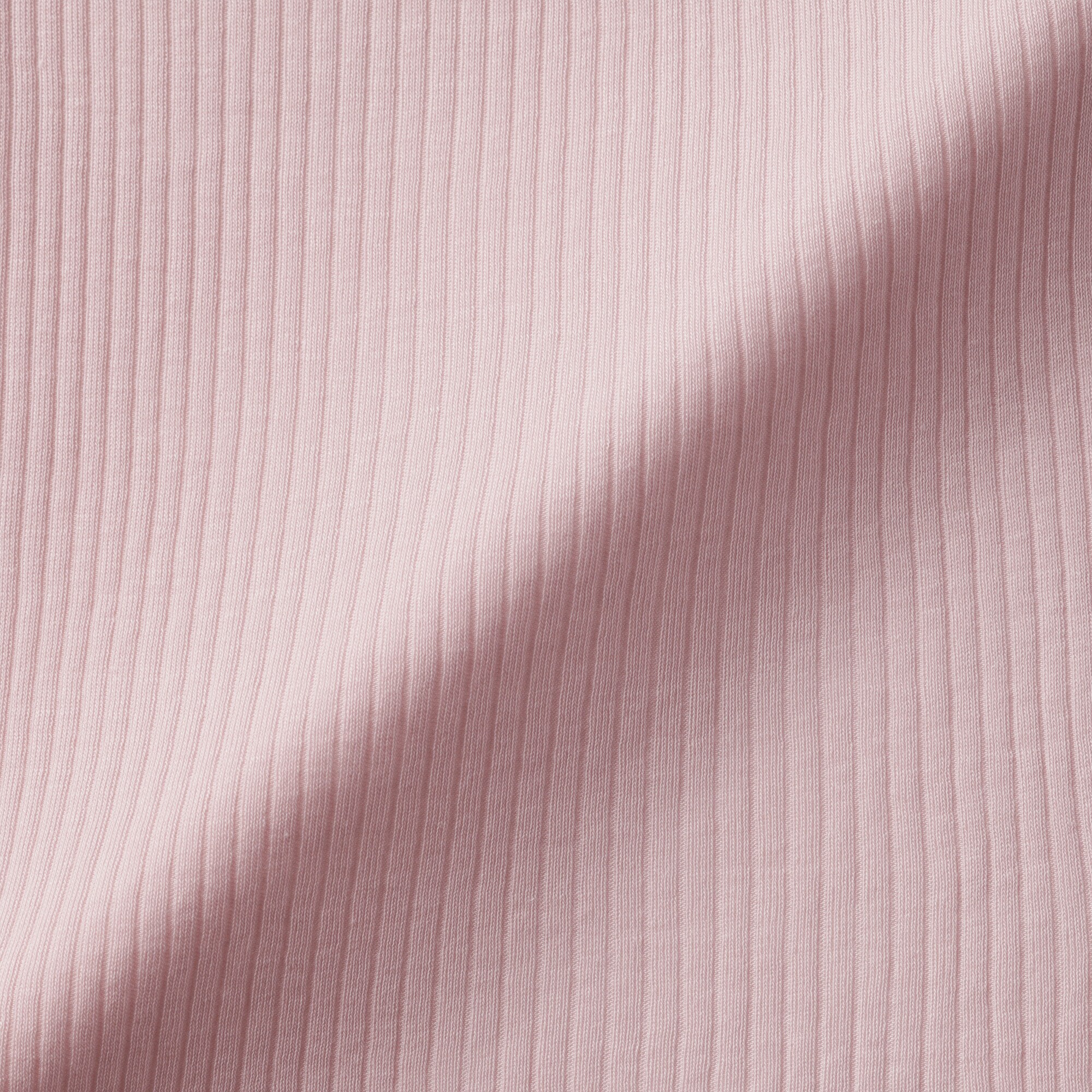 婦人　なめらかリブ　背中・脇汗取りパッド付きフレンチスリーブ