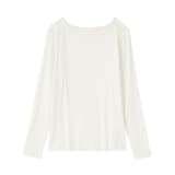 婦人　なめらかシアークルーネック長袖Ｔシャツ