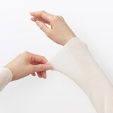 婦人　なめらかシアークルーネック長袖Ｔシャツ