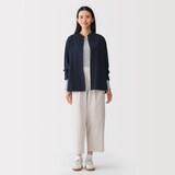 婦人　なめらかシアークルーネック長袖Ｔシャツ