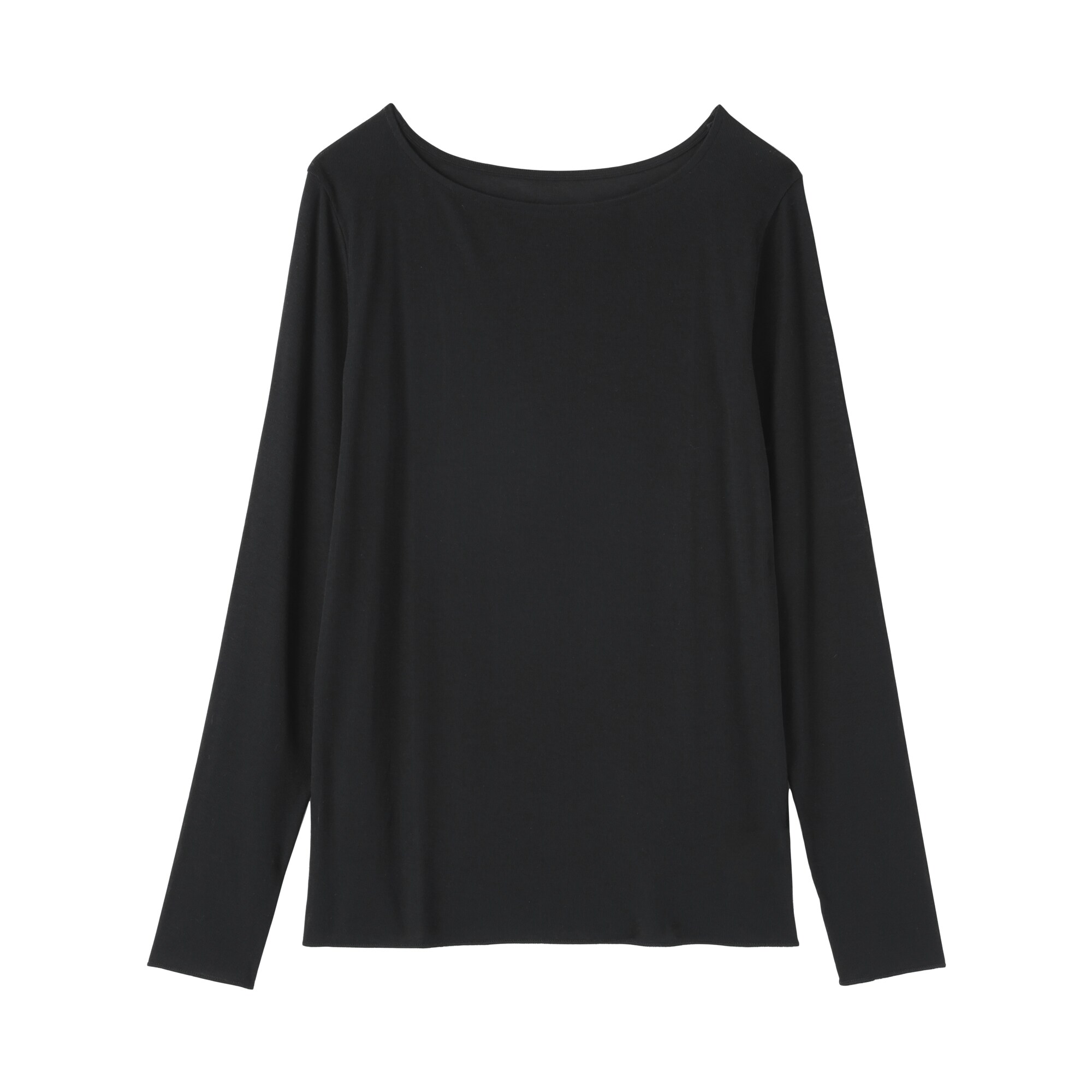 婦人　なめらかシアークルーネック長袖Ｔシャツ