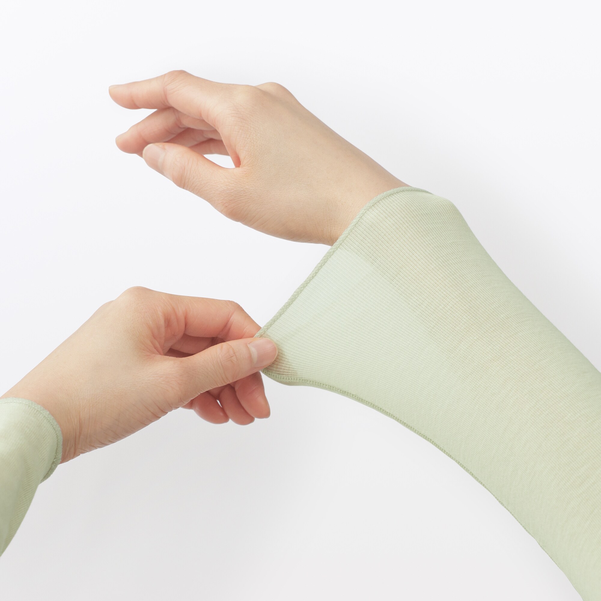 婦人　なめらかシアークルーネック長袖Ｔシャツ