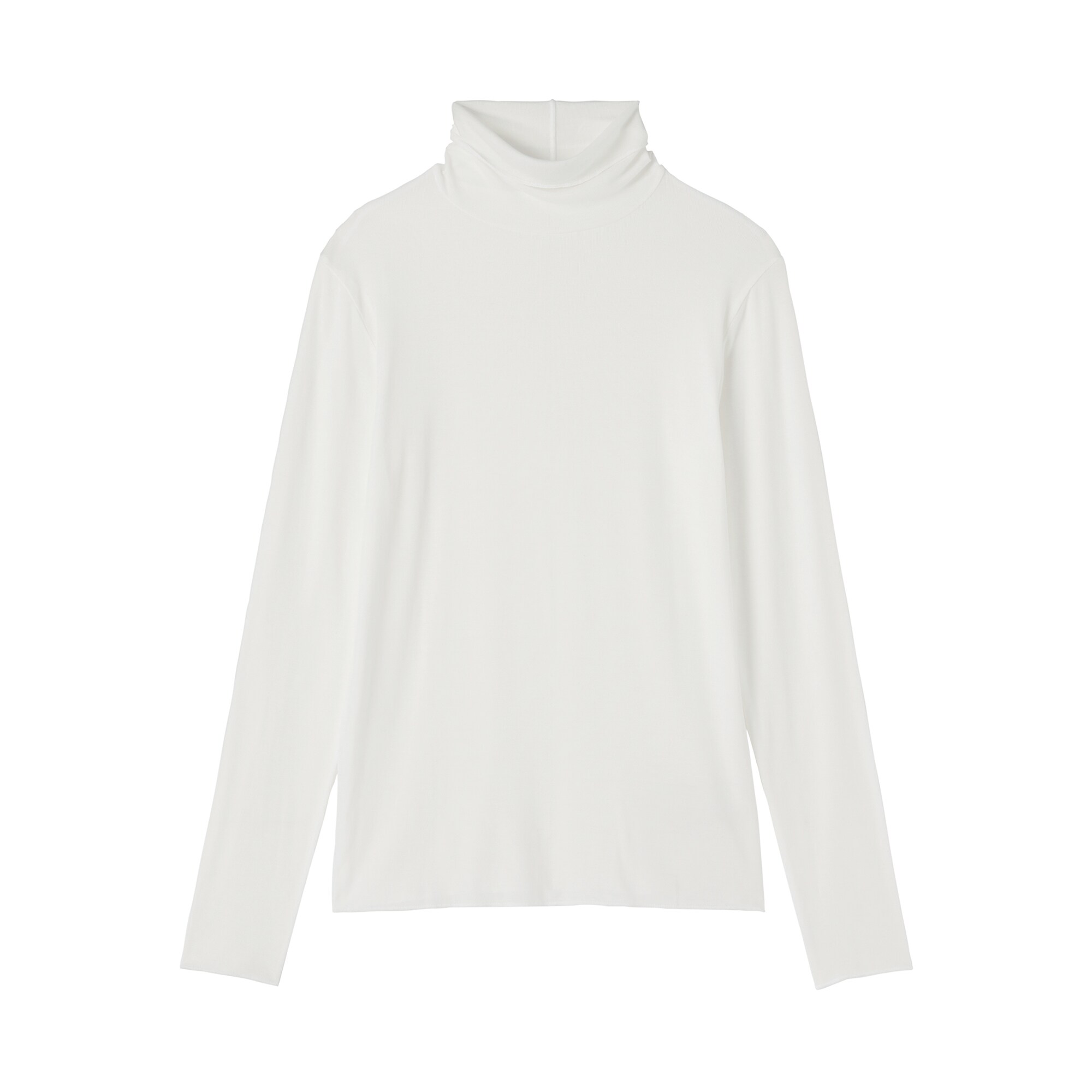 婦人　なめらかシアータートルネック長袖Ｔシャツ