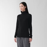 婦人　なめらかシアータートルネック長袖Ｔシャツ