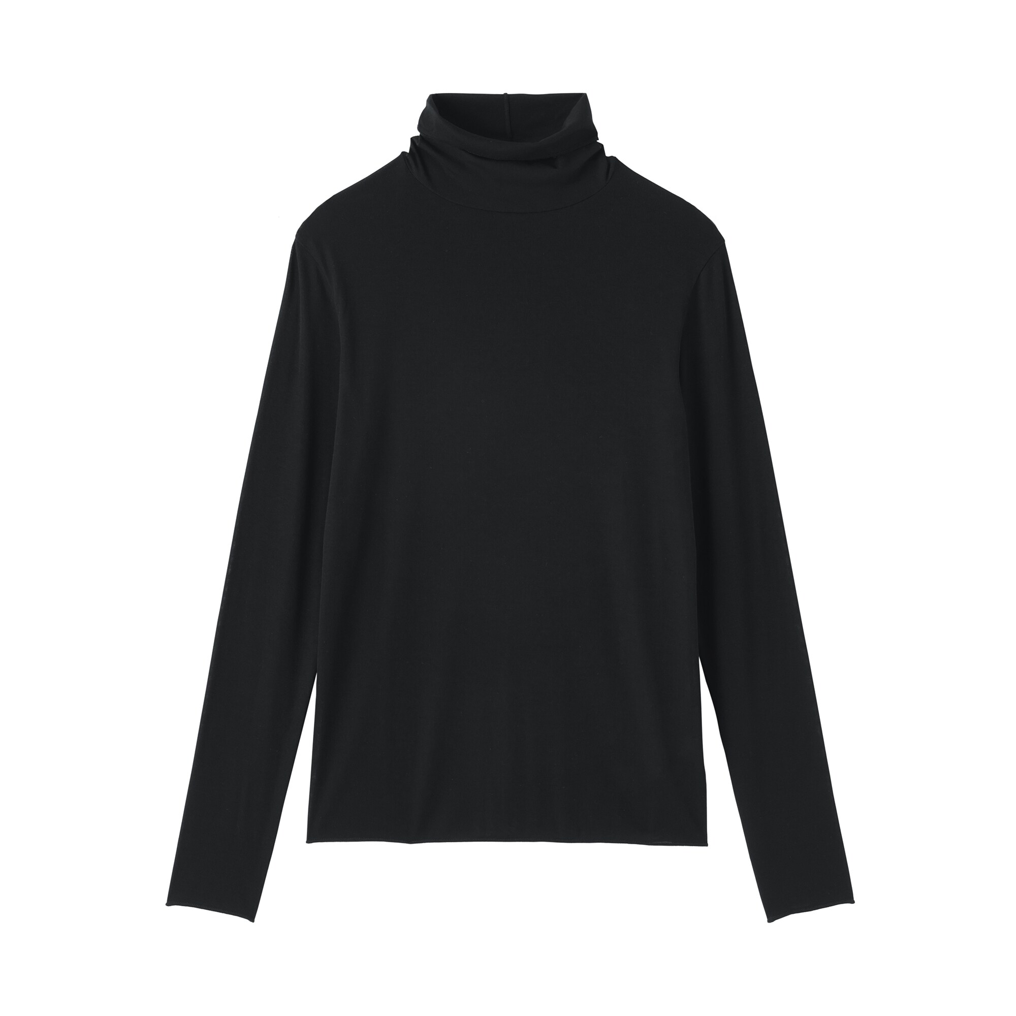 婦人　なめらかシアータートルネック長袖Ｔシャツ