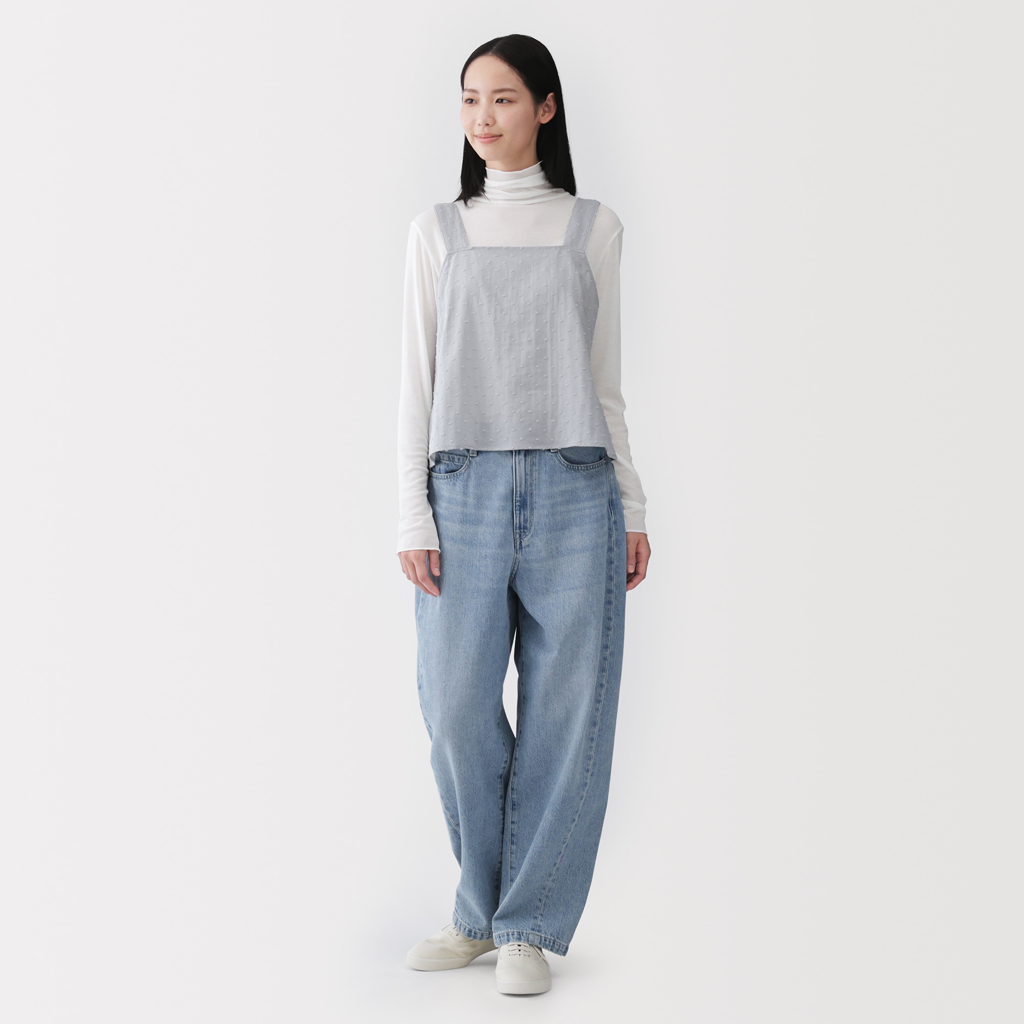 婦人 なめらかシアータートルネック長袖Tシャツ | 無印良品