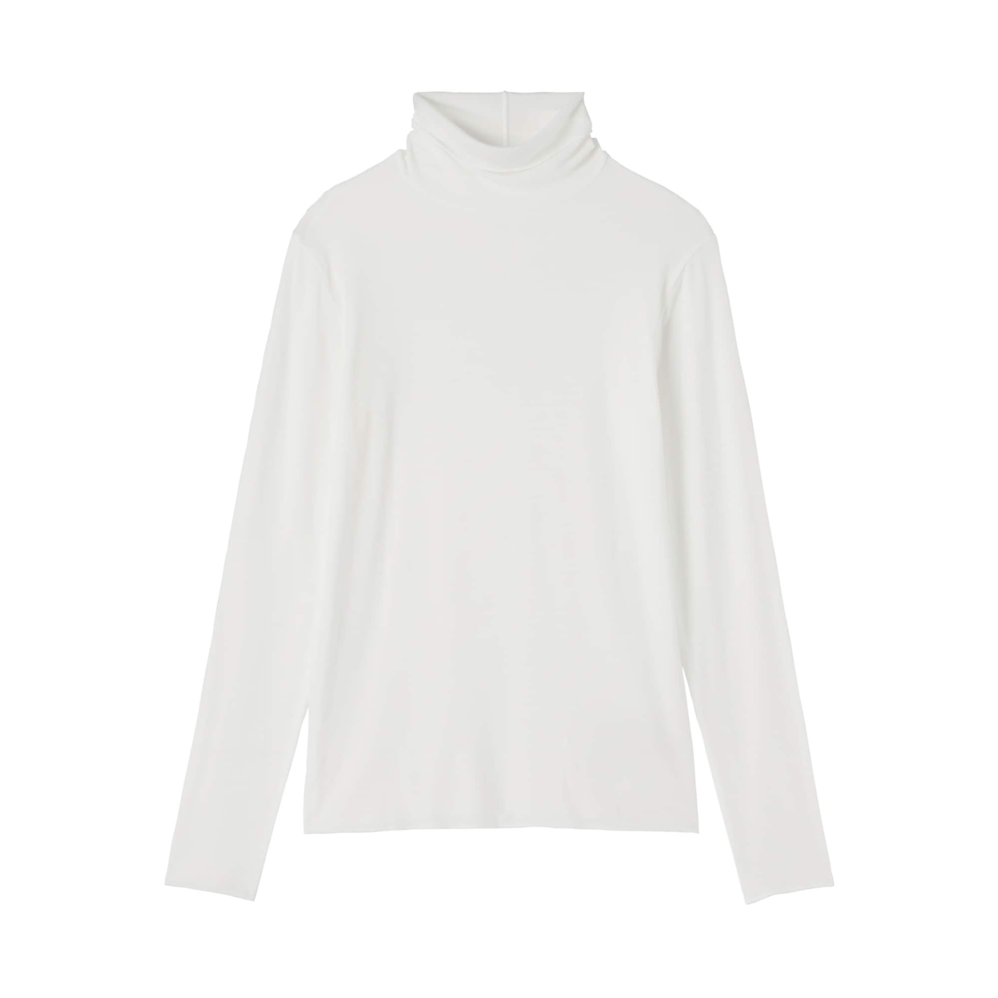 婦人　なめらかシアータートルネック長袖Ｔシャツ