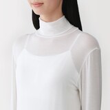 婦人　なめらかシアータートルネック長袖Ｔシャツ