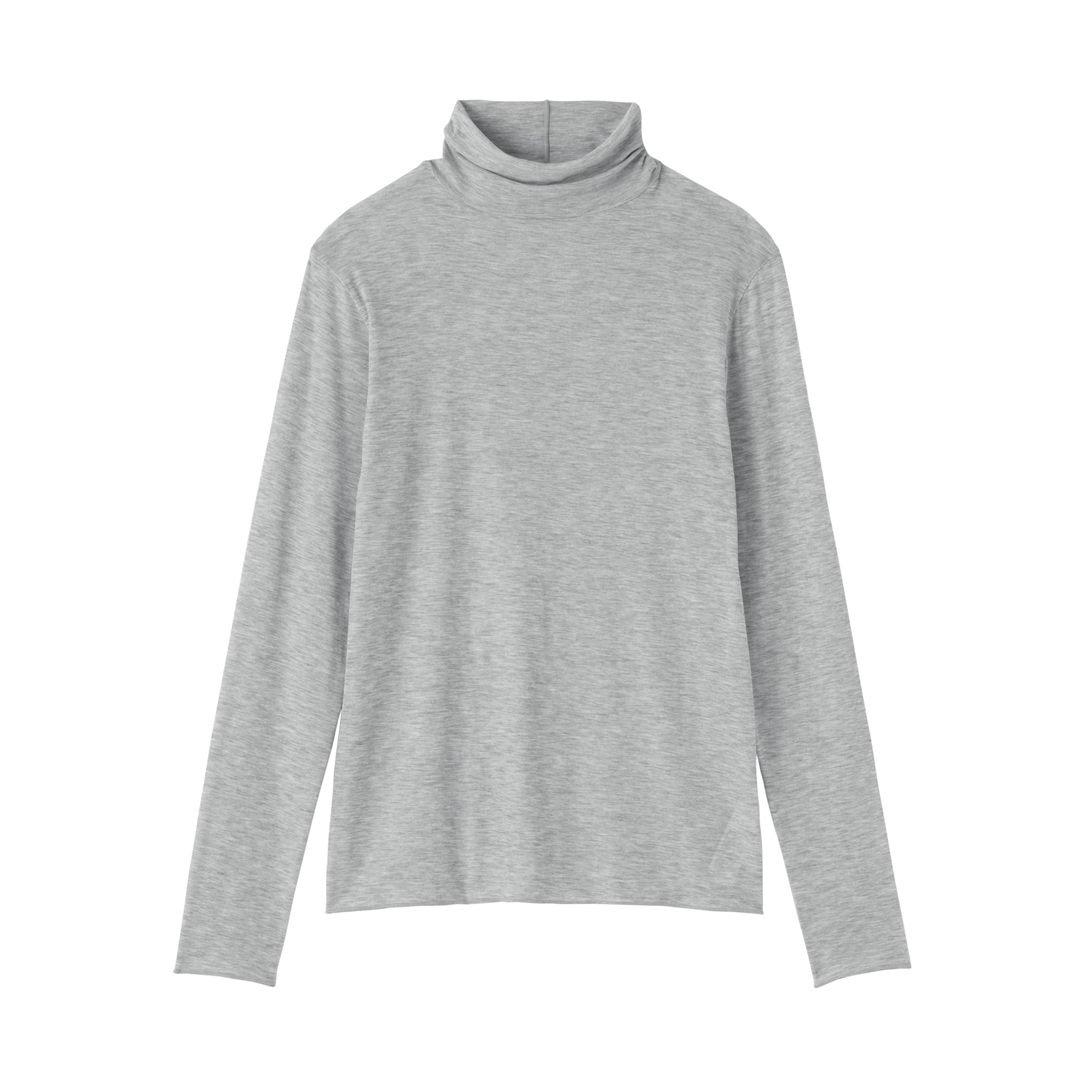 婦人　なめらかシアータートルネック長袖Ｔシャツ