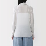 婦人　なめらかシアータートルネック長袖Ｔシャツ