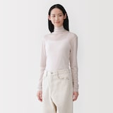 婦人　なめらかシアータートルネック長袖Ｔシャツ